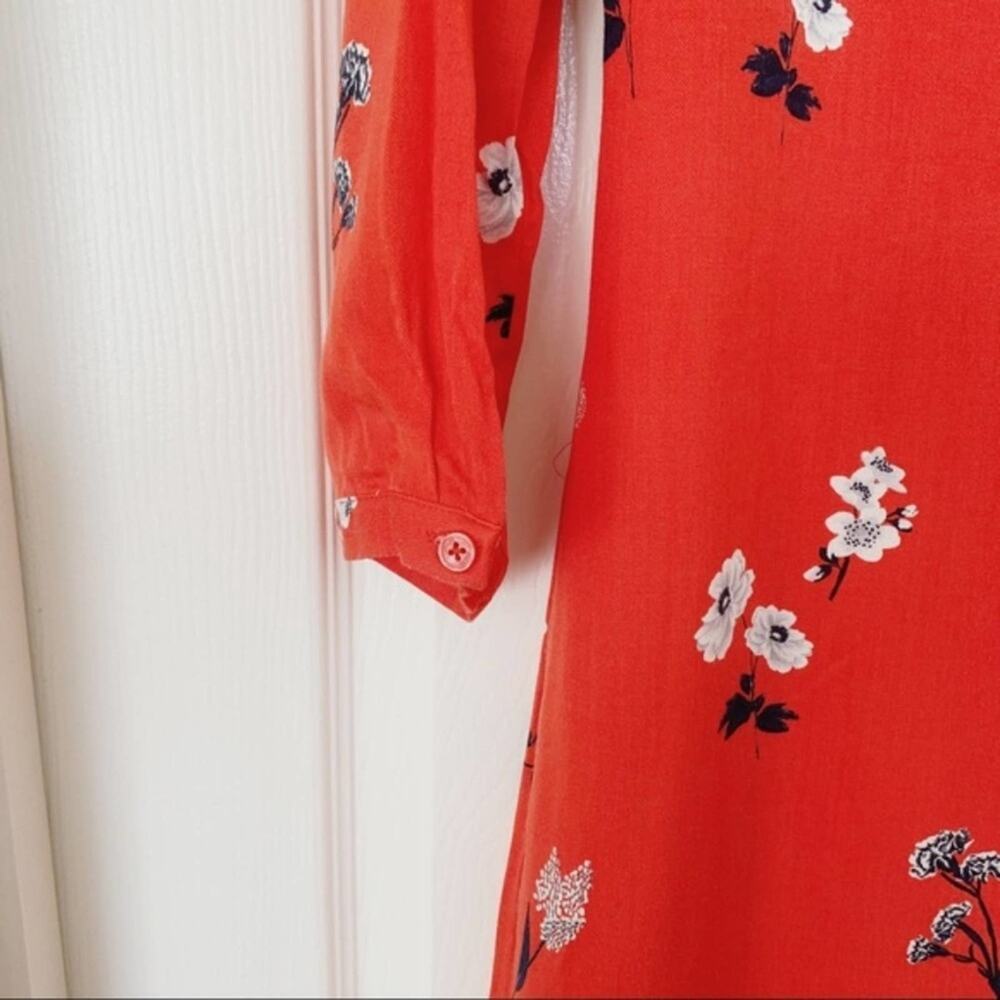 Joules Alison Floral Print A-Line Dress‎ Red Size 2 new@!! - Picture 10 of 14